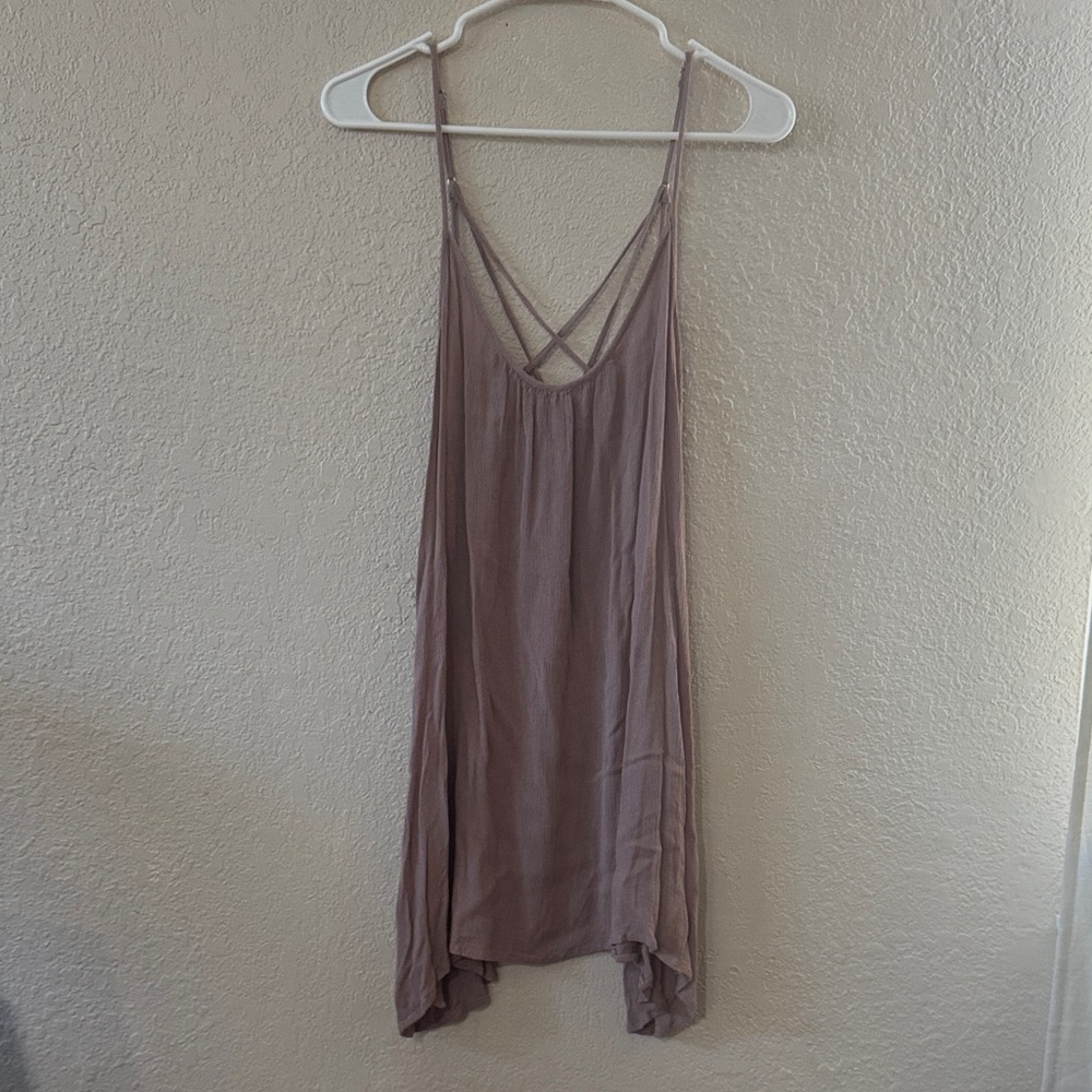 Flowy Mauve Sleeveless Dress